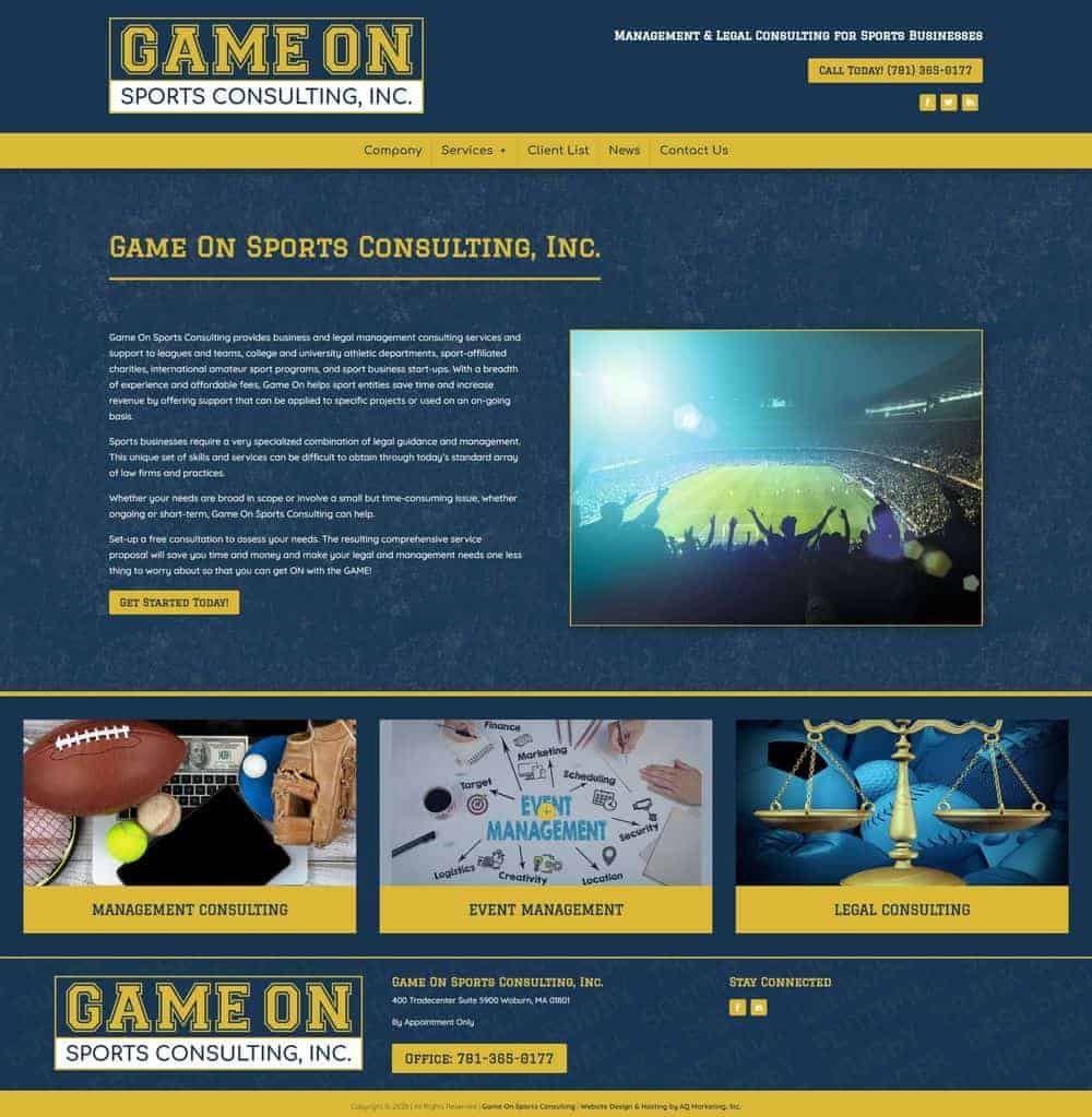 Game On Sports Consulting, Inc.