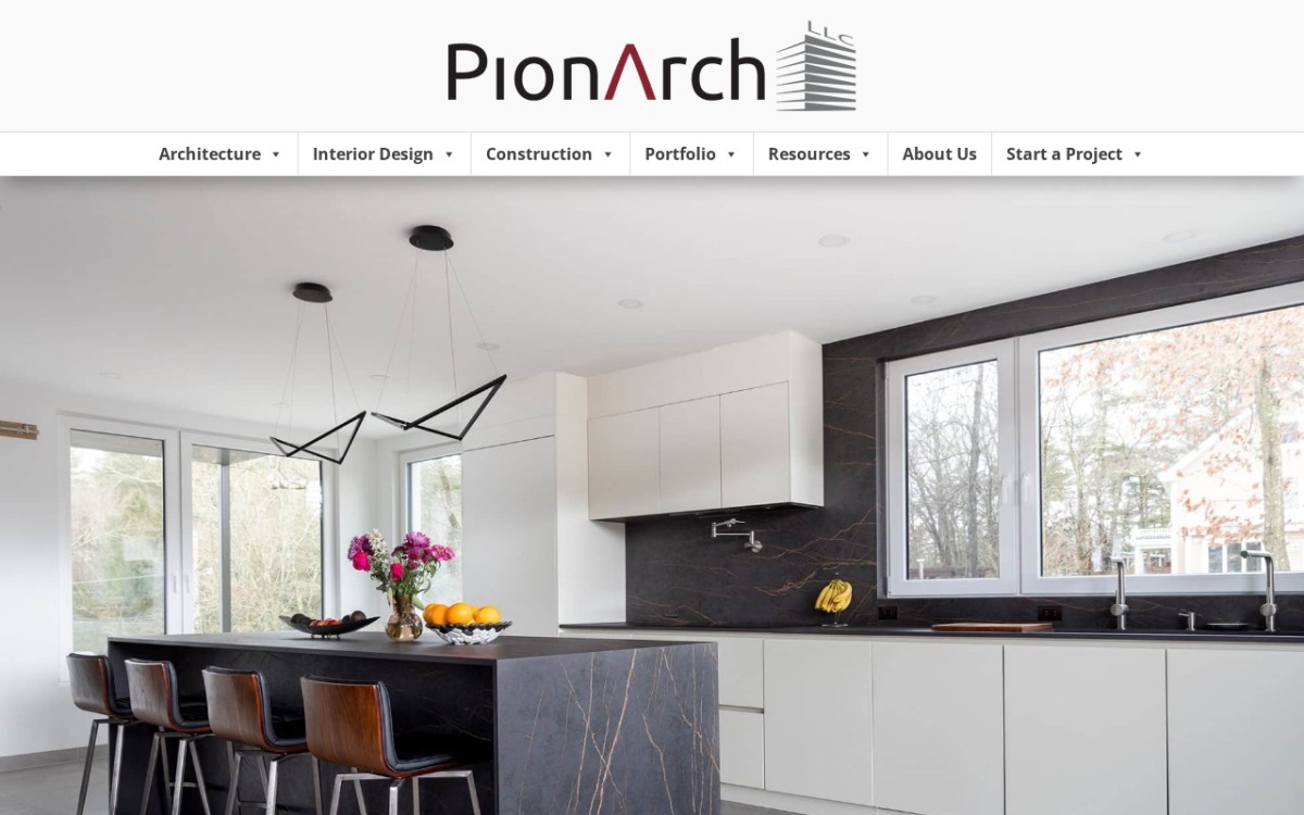 PionArch, LLC website homepage